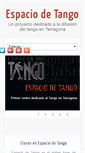 Mobile Screenshot of espaciodetango.com
